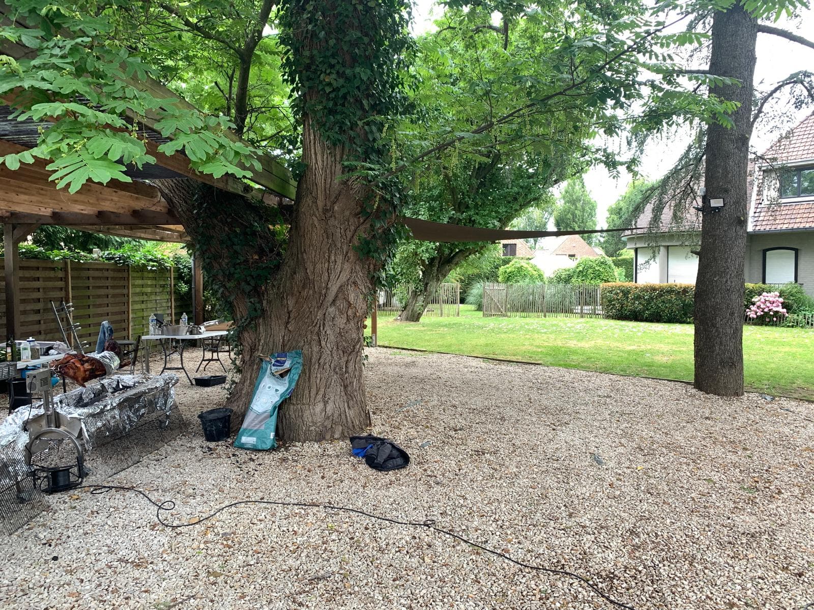 La Villa Wasqualienne - Réceptions familiales le week-end - Jardin et terrasse à Wasquehal